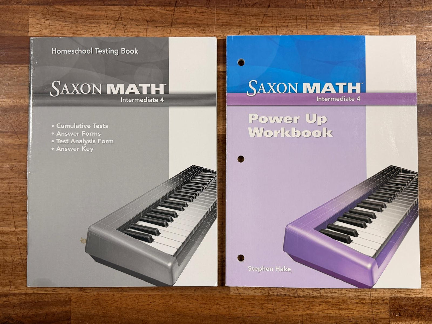 Saxon Math Intermediate 4 SET of 6: Txtbook, Wrkbks, Solutions, & More