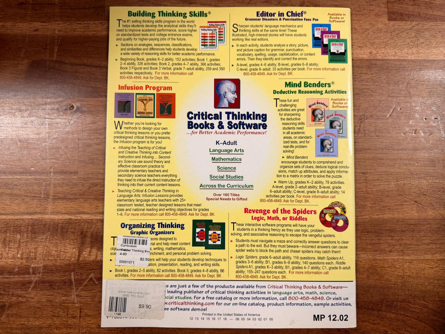 Critical Thinking Book One TE