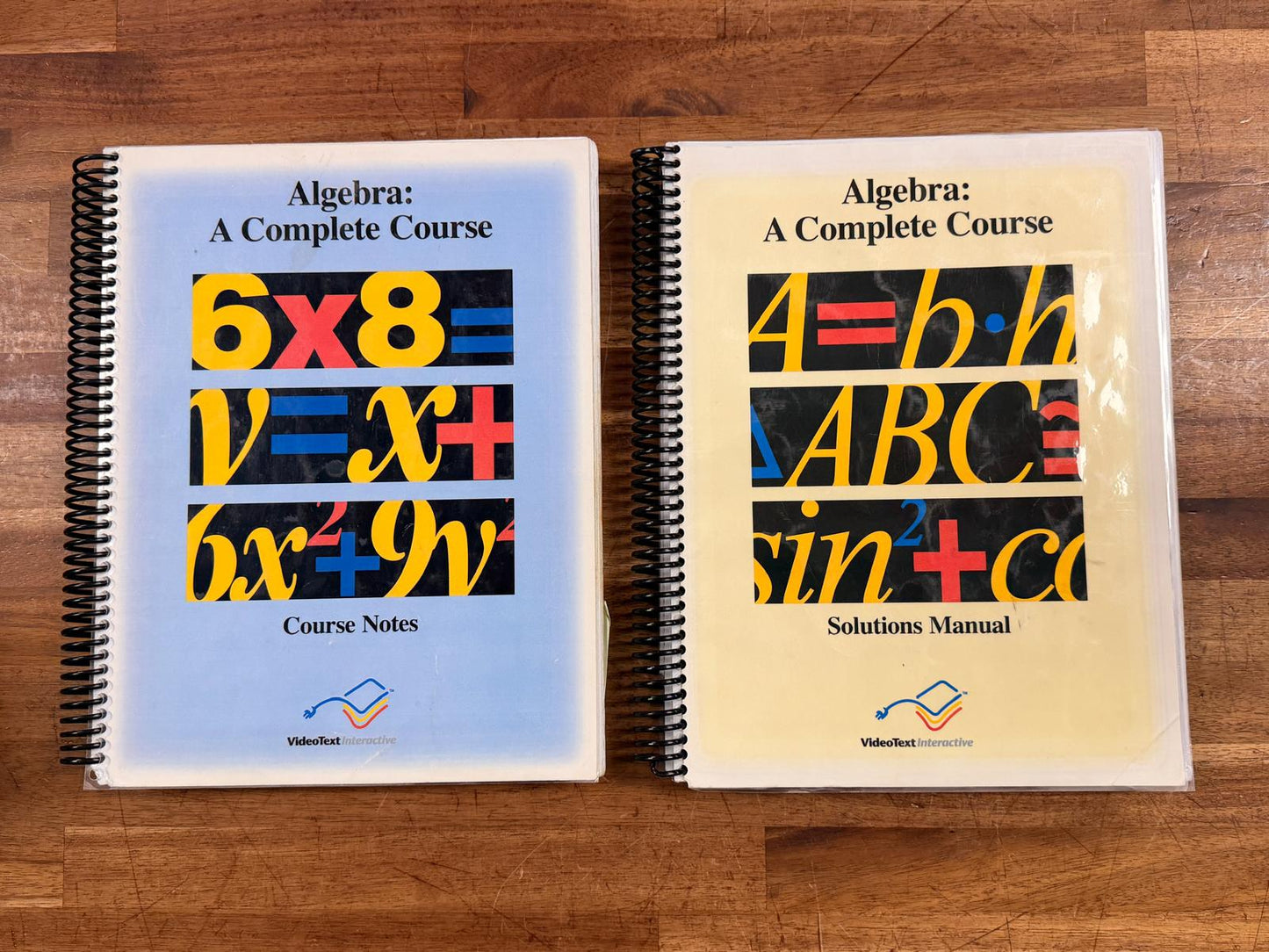 VideoText Interactive Algebra: A First Course – SET of 3