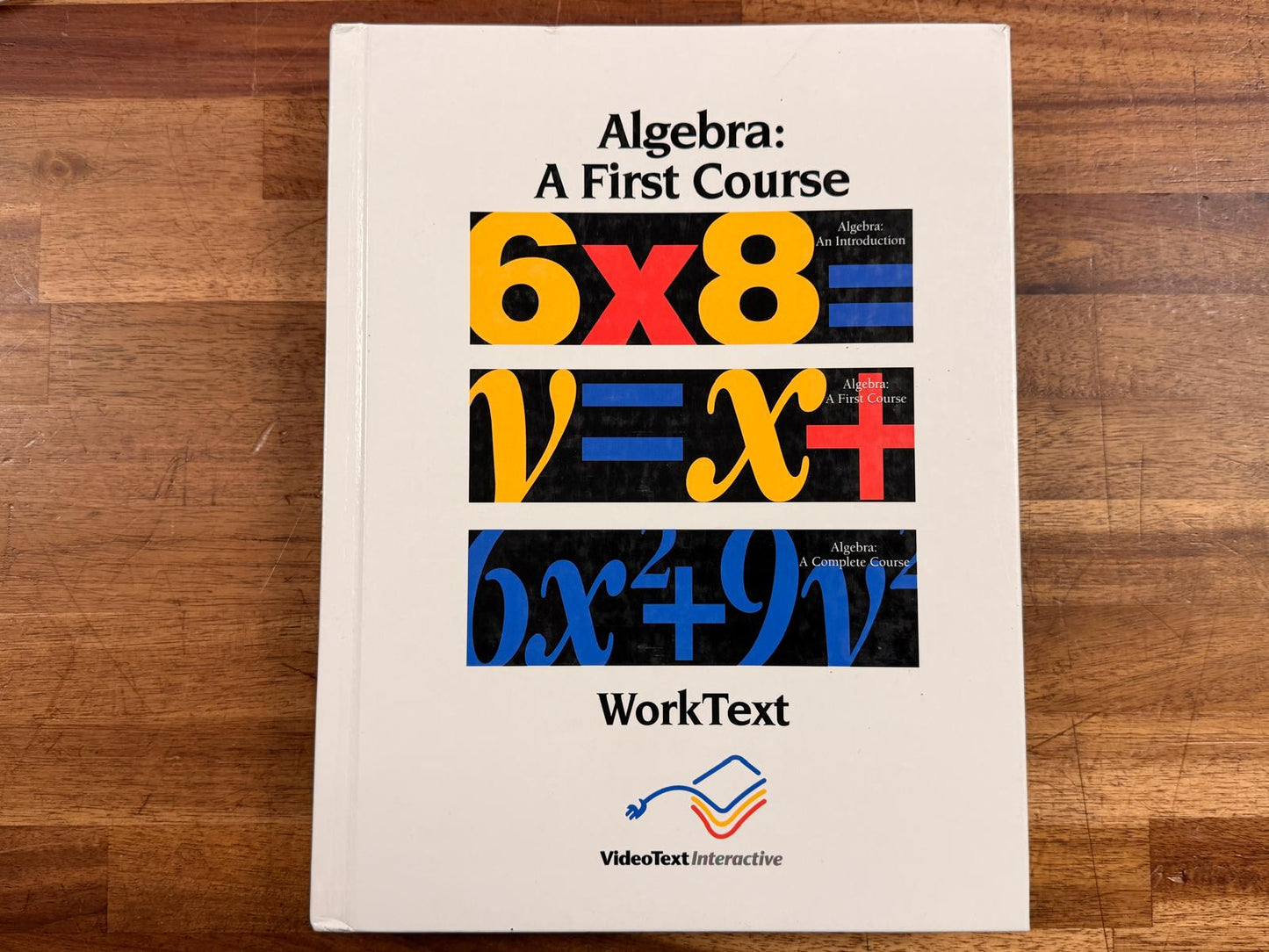 VideoText Interactive Algebra: A First Course – SET of 3
