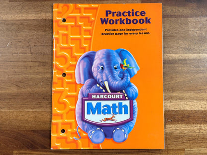 Harcourt Math Practice Workbook Kindergarten