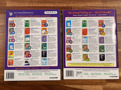 Critical Thinking book TWO Set