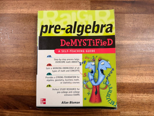 Pre-Algebra DeMYSTiFieD by Allan G. Bluman