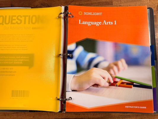 Sonlight Language Arts 1 Instructor’s Guide & Readers 1 Instructor’s Guide SET