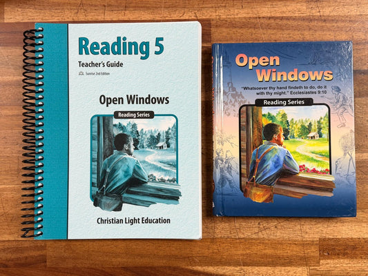 CLE Reading 5 SET - TG, Study Guides (501-505), and Open Windows Readre