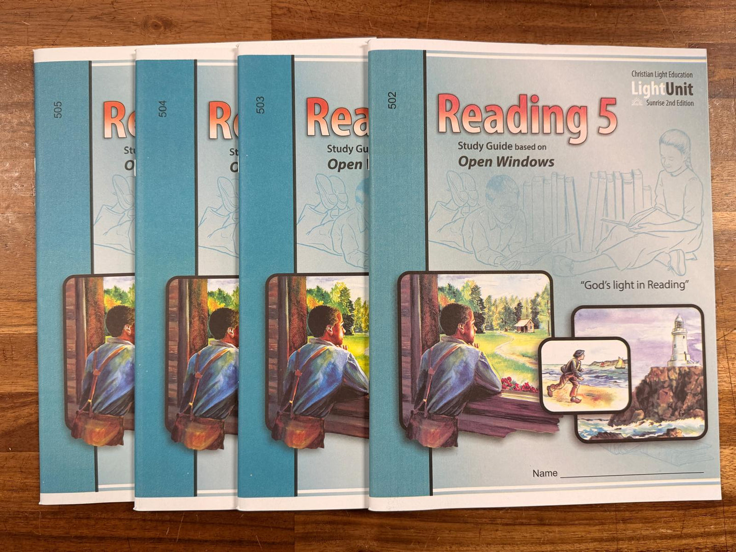 Christian Light Education Reading 5 Study Guides (502–505)