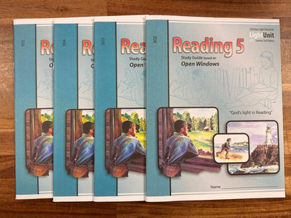 Christian Light Education Reading 5 Study Guides (502–505)