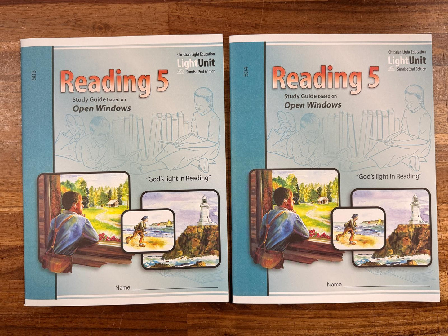 Christian Light Education Reading 5 Study Guides (502–505)