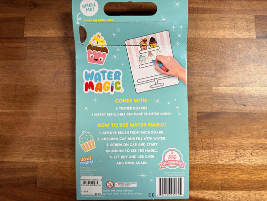 Water Magic Color Reveal Activity Book - Cupcake (NEW)