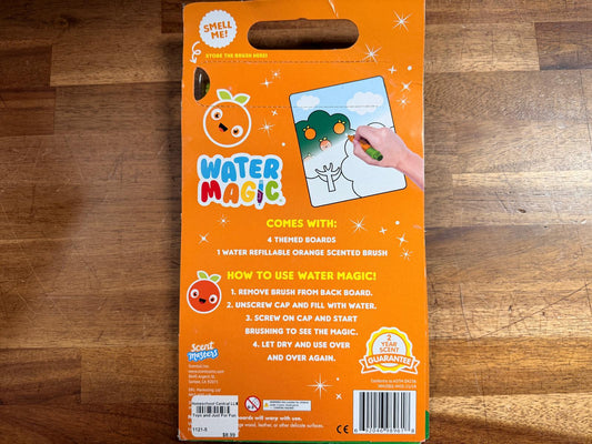 Water Magic Color Reveal Activity Book - Orange (NEW)