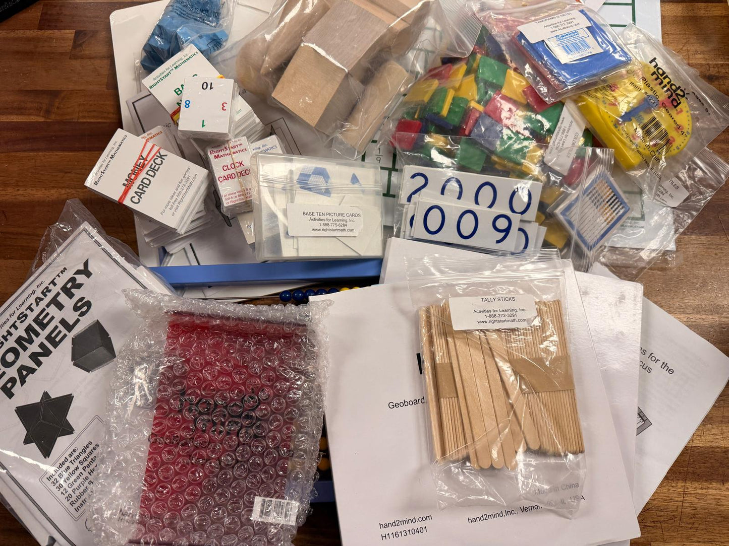 RightStart Mathematics RS2 Math Kit (Partial)