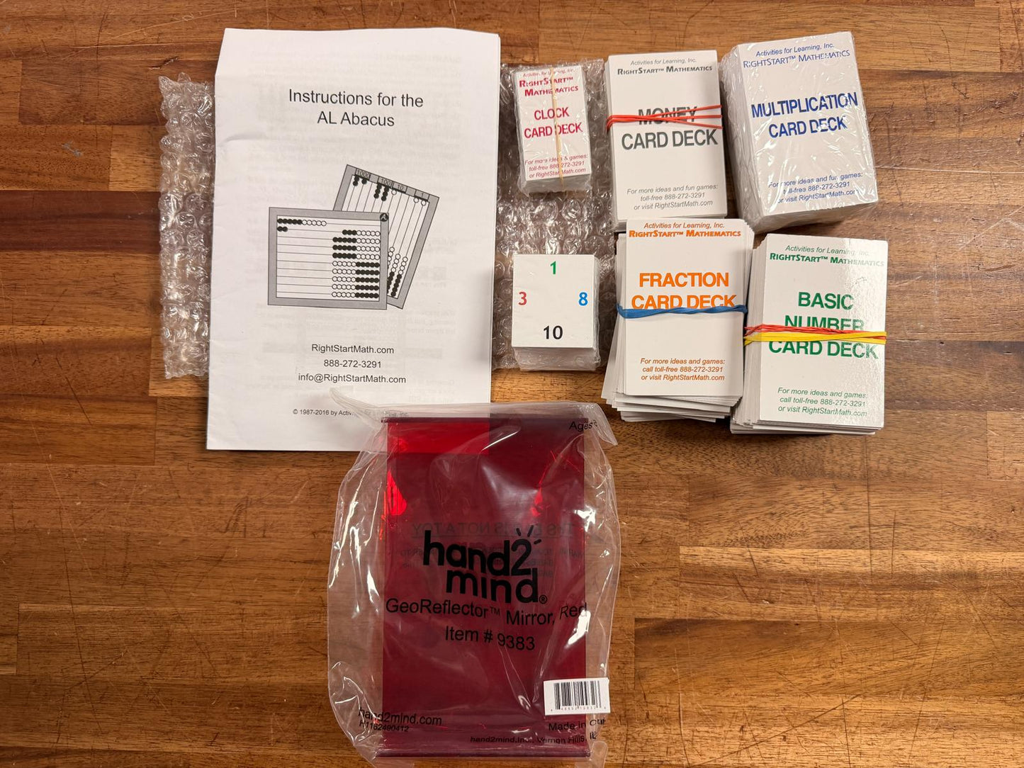 RightStart Mathematics RS2 Math Kit (Partial)