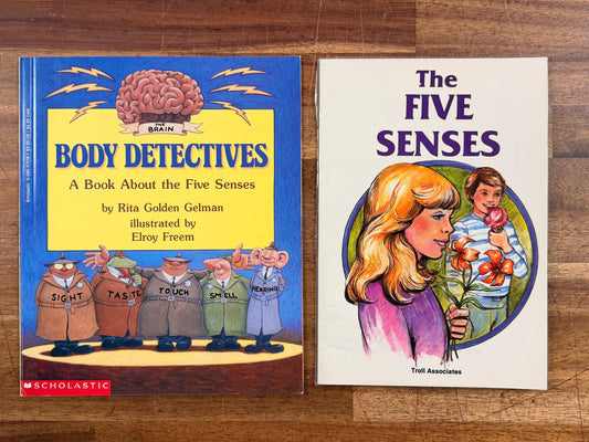 Five Senses Science Book LOT of 2