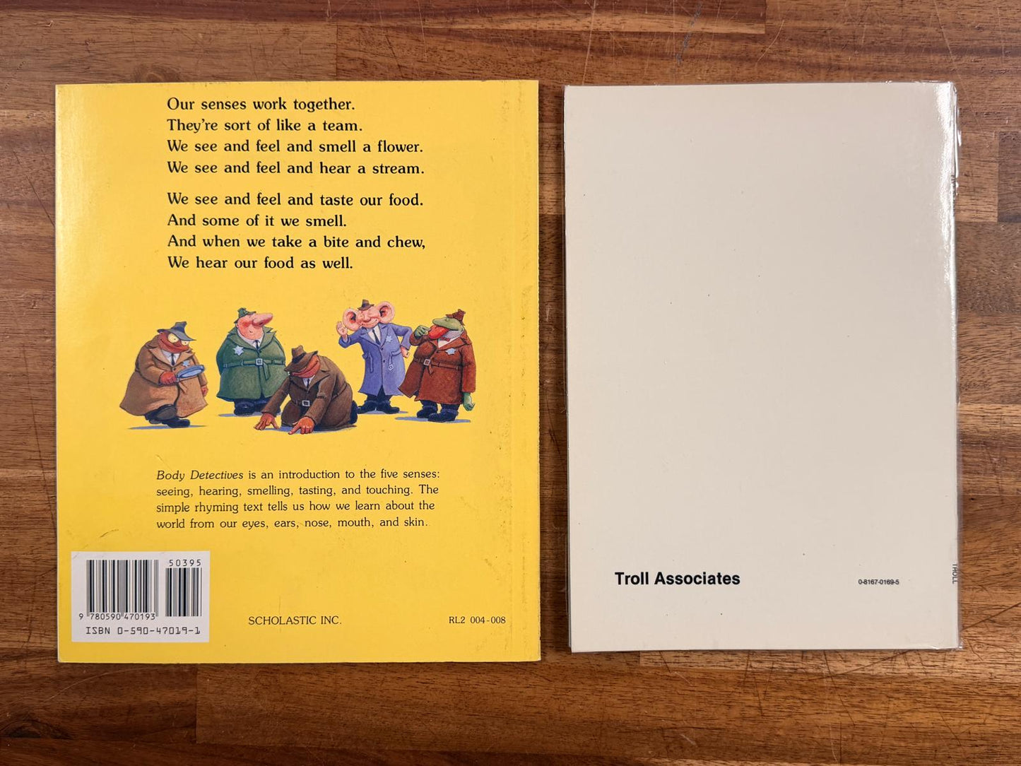 Five Senses Science Book LOT of 2