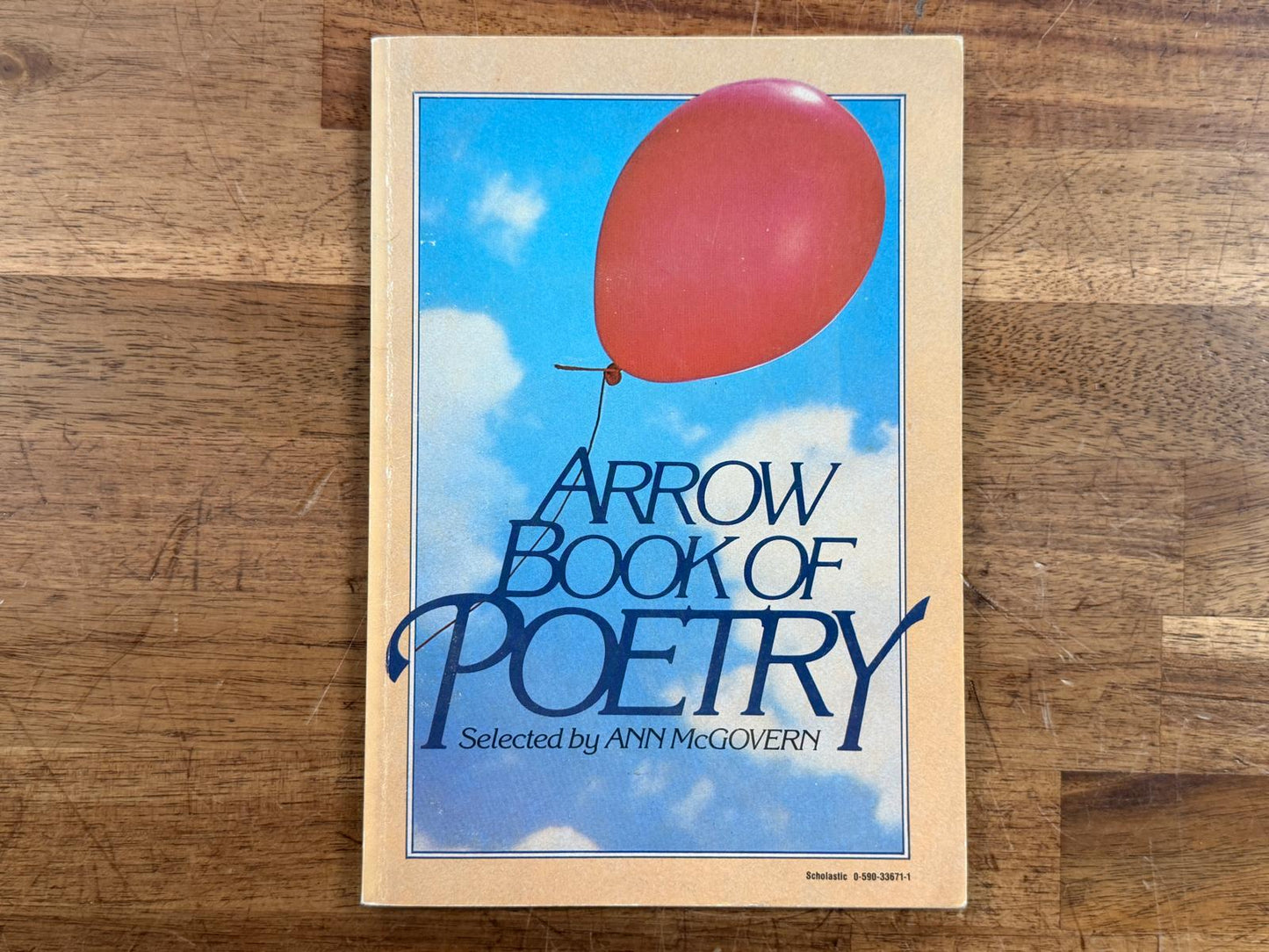 Arrow Book of Poetry Selected by Ann McGovern
