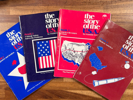 The Story of the U.S.A. Books 1–4 by Franklin Escher Jr.