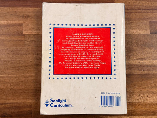 The Landmark History of the American People From Plymouth to the Moon