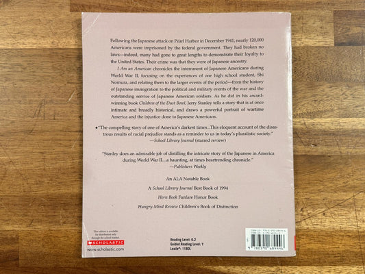 I Am an American: A True Story of Japanese Internment