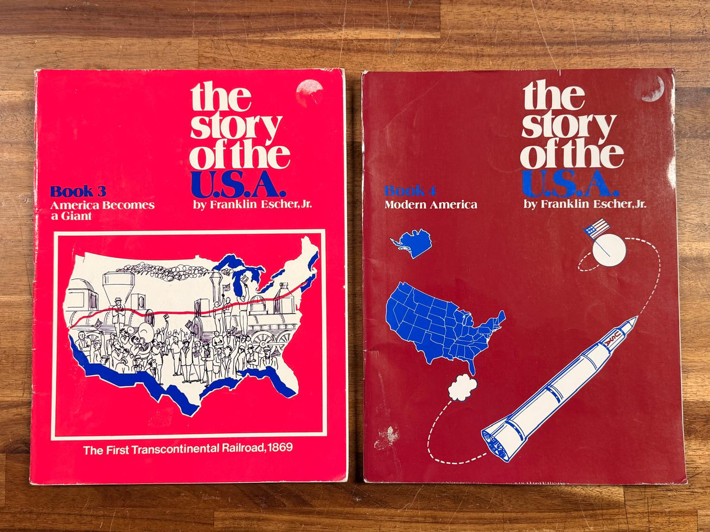 The Story of the U.S.A. Books 1–4 by Franklin Escher Jr.