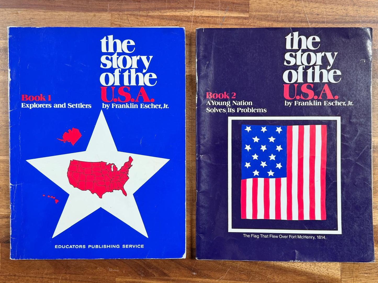 The Story of the U.S.A. Books 1–4 by Franklin Escher Jr.
