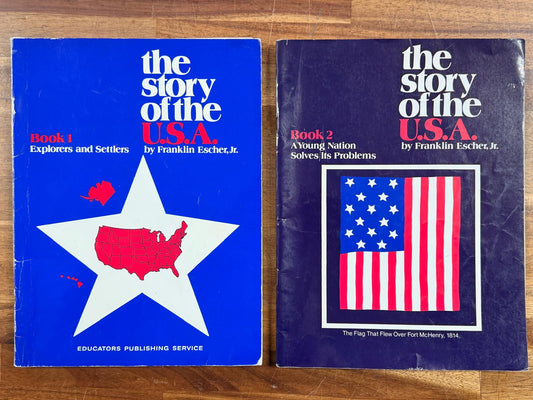 The Story of the U.S.A. Books 1–4 by Franklin Escher Jr.