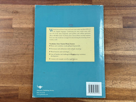 Vocabulary from Classical Roots – Level B