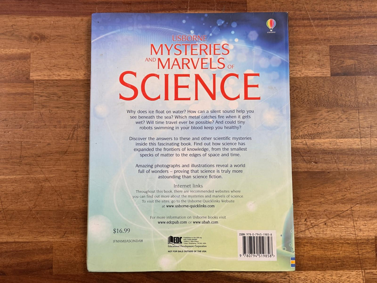 Usborne Mysteries and Marvels of Science