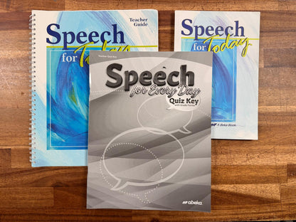 Abeka Speech for Today – Book Set of 3