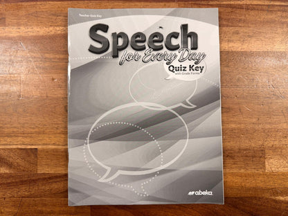 Abeka Speech for Today – Book Set of 3