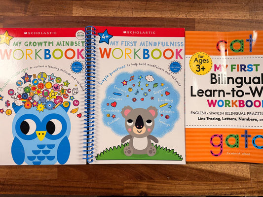 Early Learning Wrkbk Set – Bilingual Writing, Mindfulness & Growth Mindset