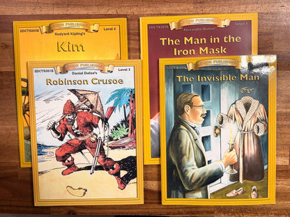 Edcon Publishing Classic Readers Set (10 Books) Level 3–4