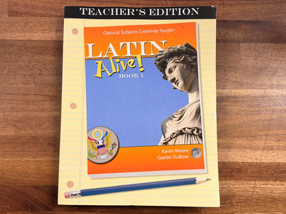 Latin Alive! Book 1 Set (Text + Teacher’s Ed + DVD/CD)