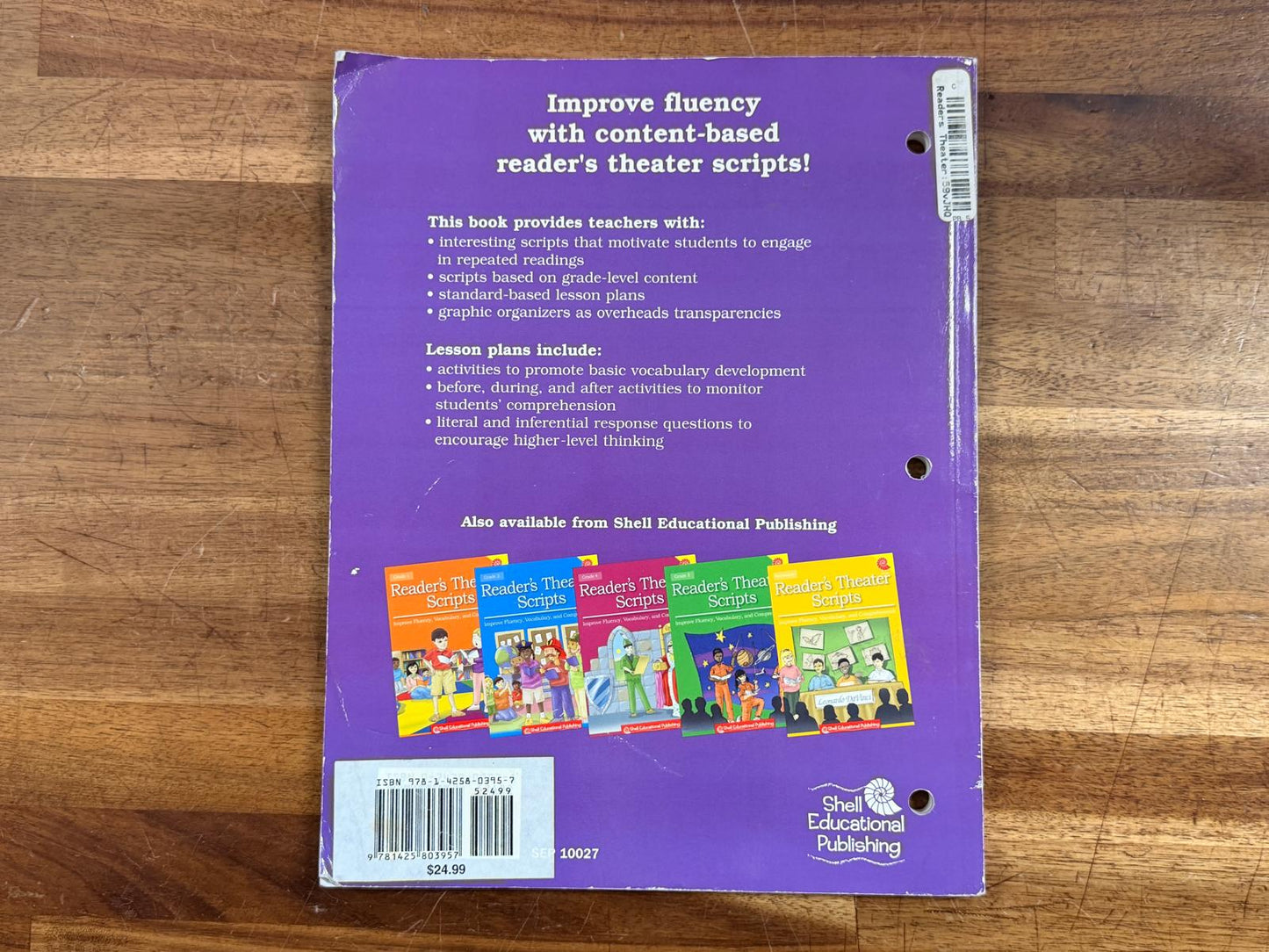 Reader's Theater Scripts Grade 3 | Shell Education | Used