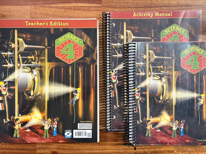 BJU Press Science 4 (4th Ed) Set: Text + Activity + TE/CD (Used)