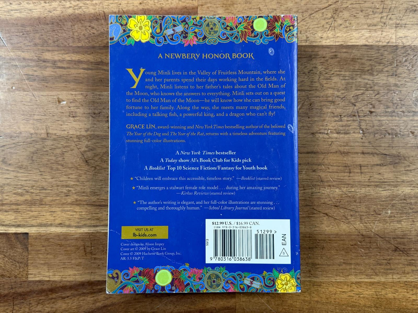 Where the Mountain Meets the Moon by Grace Lin (USED)