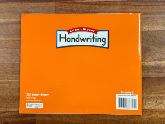 Zaner-Blosser Handwriting Gr 1 Workbook