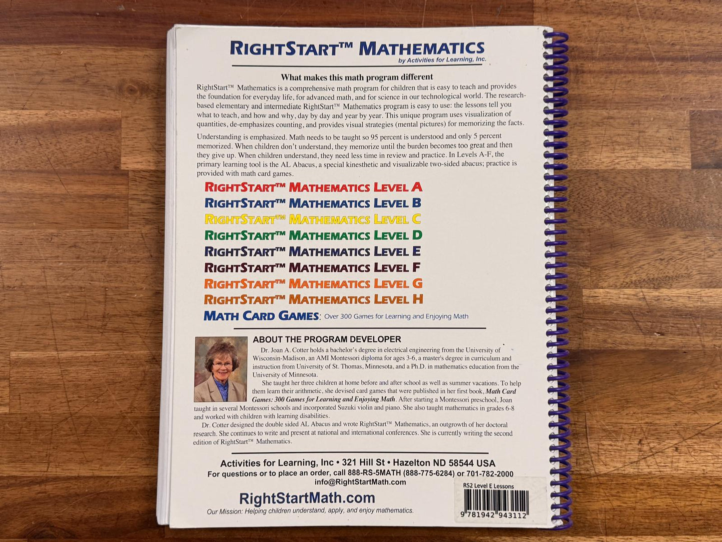 RightStart Mathematics Level E - Lessons (2nd Ed)