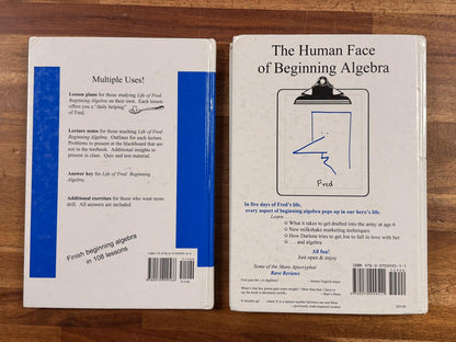 Life of Fred Beginning Algebra SET (Signed) - Txtbook & Home Companion