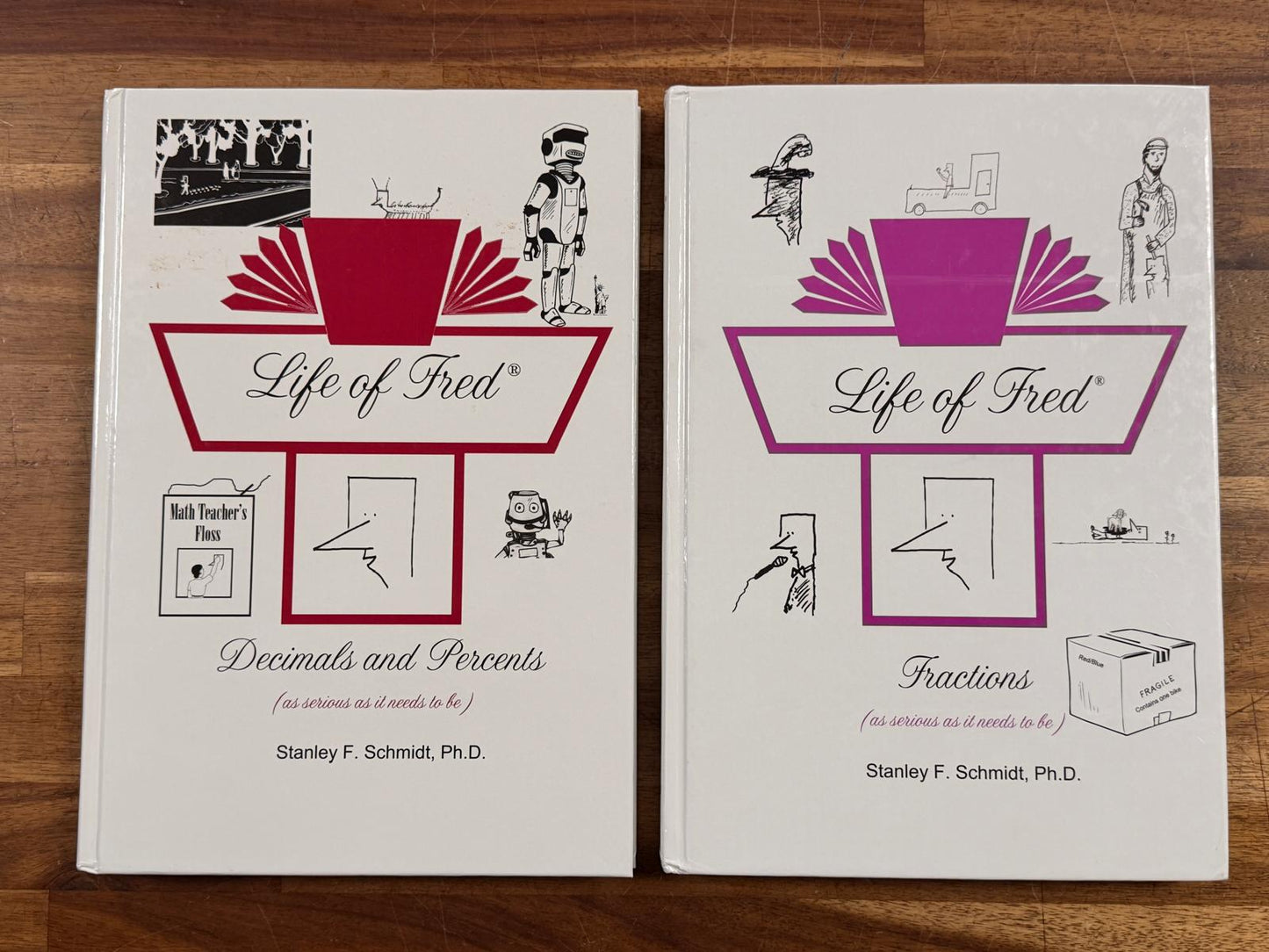 Life of Fred SET: Fractions & Decimals and Percents