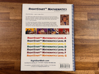 RightStart Mathematics Level B Worksheets 2nd Ed