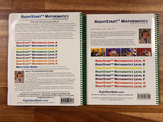 RightStart Mathematics Level D SET - Lessons & Worksheets