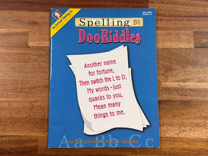 Critical Thinking Spelling B1 DooRiddles