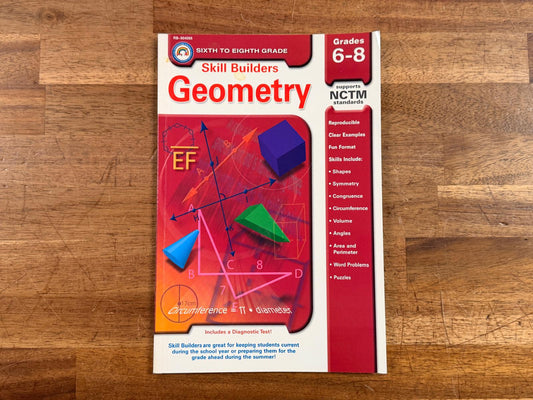 RR Skill Builders Geometry Gr. 6-8 Workbook