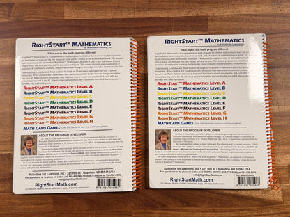 RightStart Mathematics Level G Worksheets 2nd Ed SET