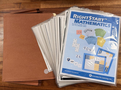 RightStart Mathematics 2nd Ed Lvl B SET - Lssns,Wkshts,Appnd