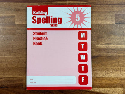 Evan-Moor Building Spelling Skills - Gr 5 - Student Practice