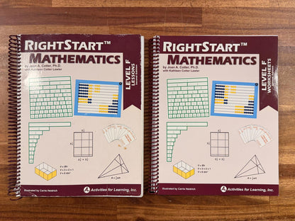 RighStart Mathematics Level F SET - Lessons & Worksheets
