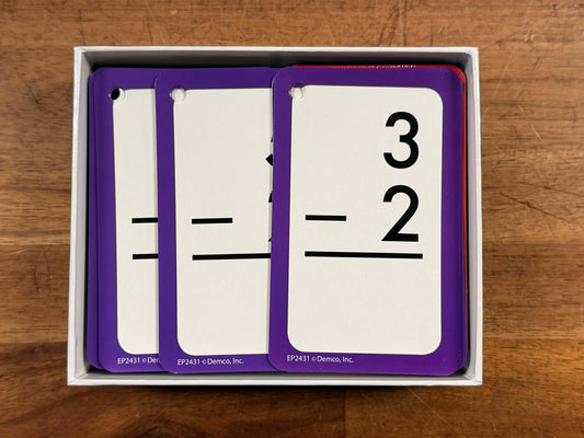 Math in a Flash Subtraction 166 Flash Cards - Good & Clean