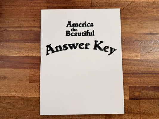 America the Beautiful - Answer Key