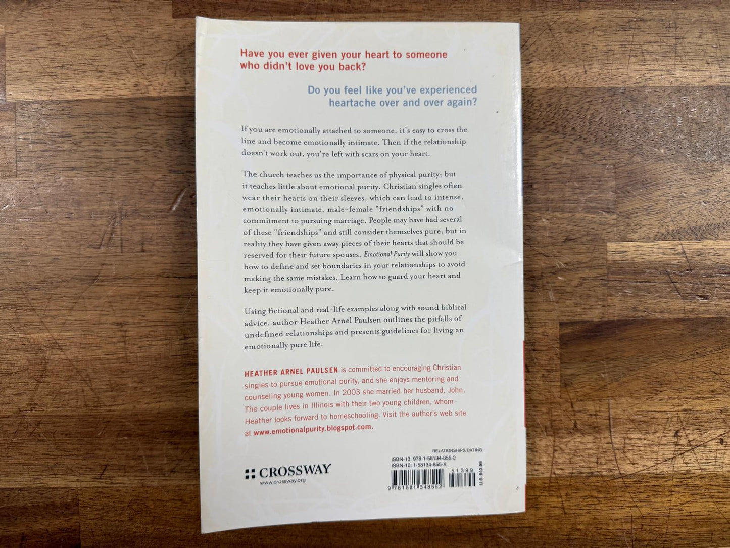 Emotional Purity: An Affair of the Heart (Incl Study Questions)